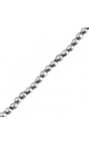 Hematite Perlen rund 2mm Silver